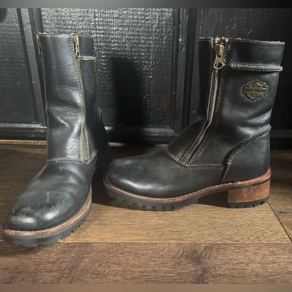 Harley-Davidson Brown Leather Tag